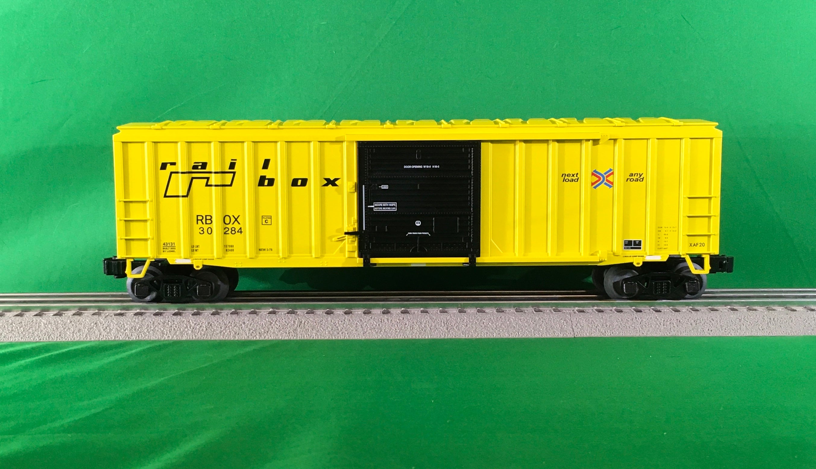 Lionel 2243131 - Modern Boxcar "Railbox" #30284