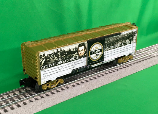 Lionel 2338260 - U.S. American History "Gettysburg Address" Boxcar (160th Anniversary)
