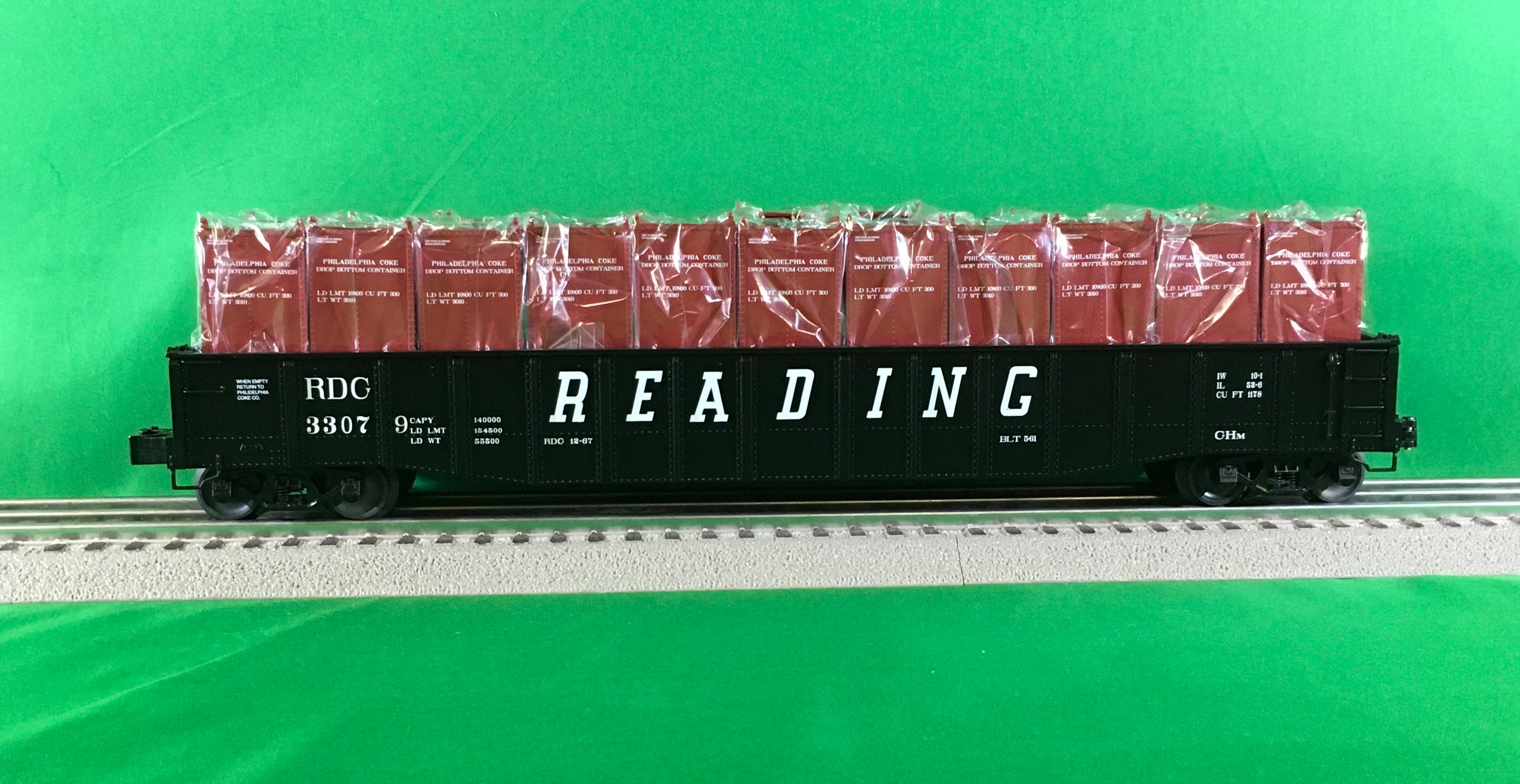 Lionel 2426300 - PS-5 Gondola "Reading" w/ Coke Containers #33079