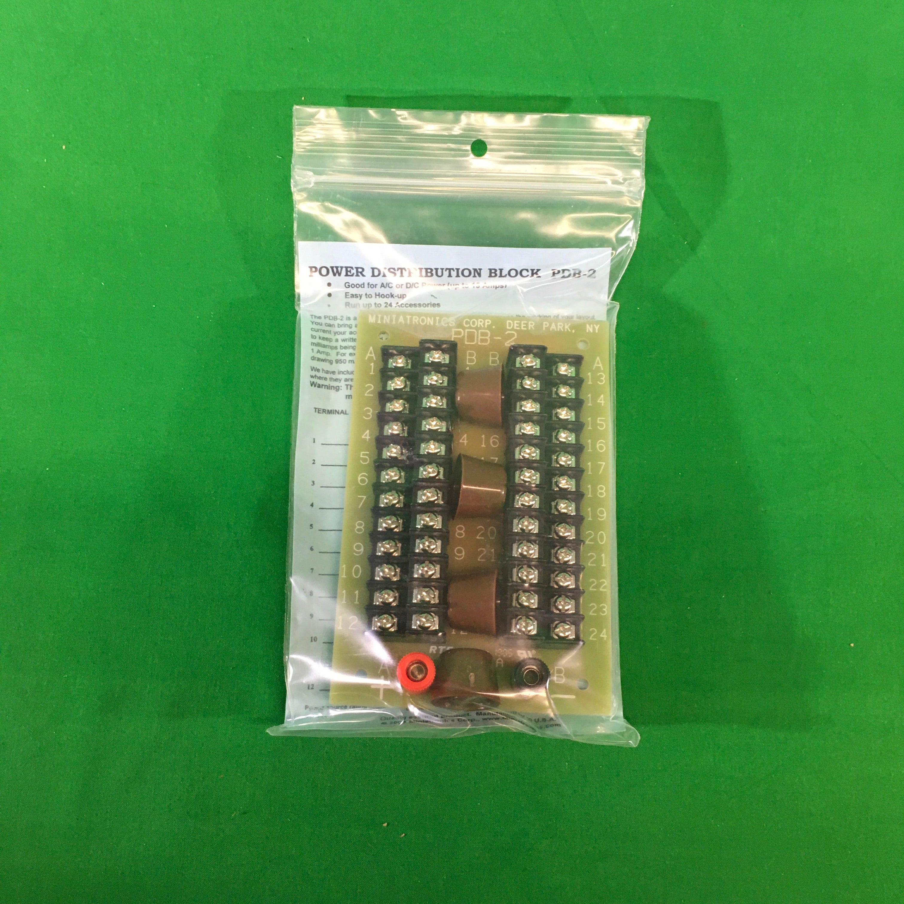 Miniatronics Connectors Miniatronics PDB-2 - 24-Port Terminal Block – MrMuffin'sTrains