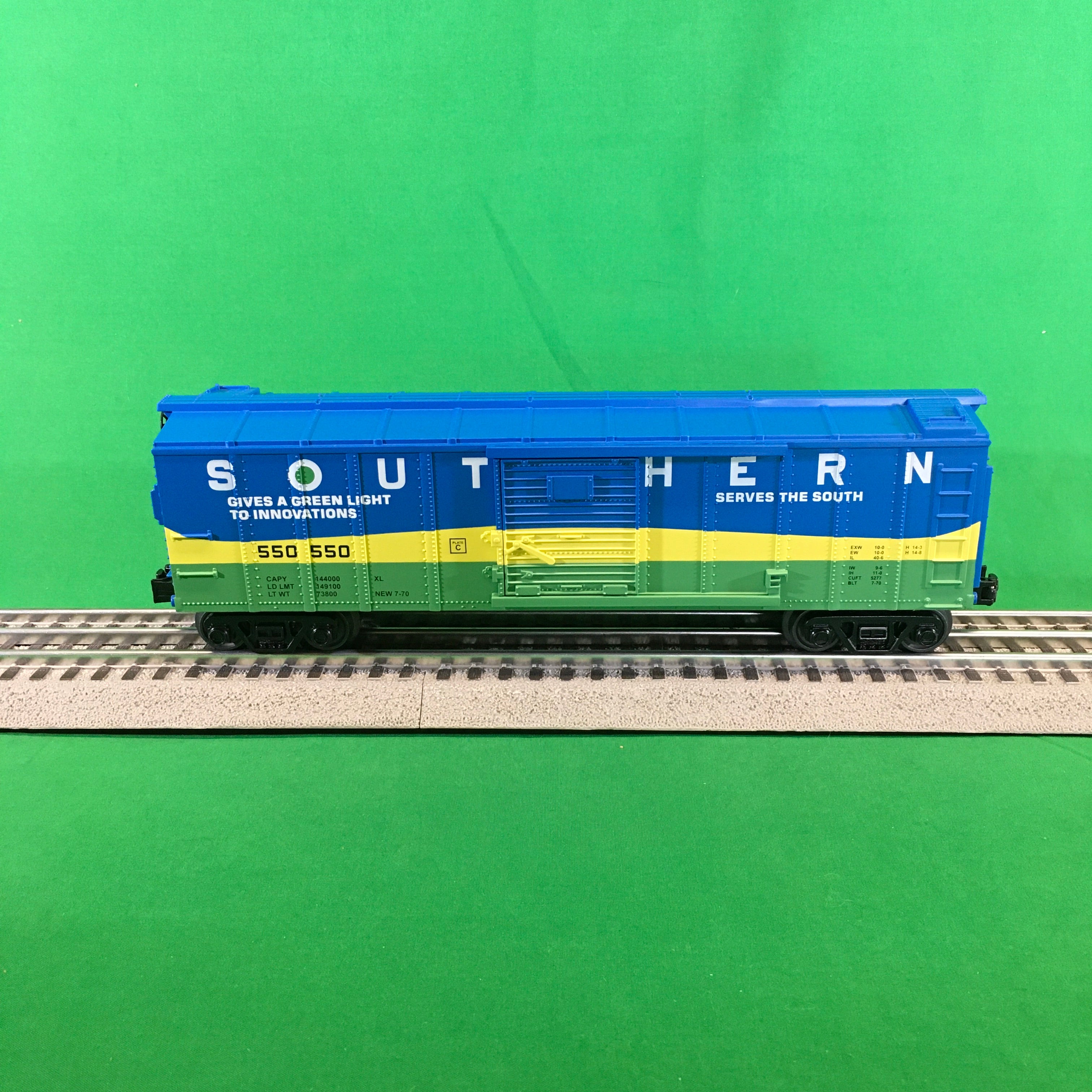 Chicago North Western 50' Single Door Boxcar 3 Rails échelle O MTH Chicago North Western 50' Single Door Boxcar 3 Rails échelle O MTH