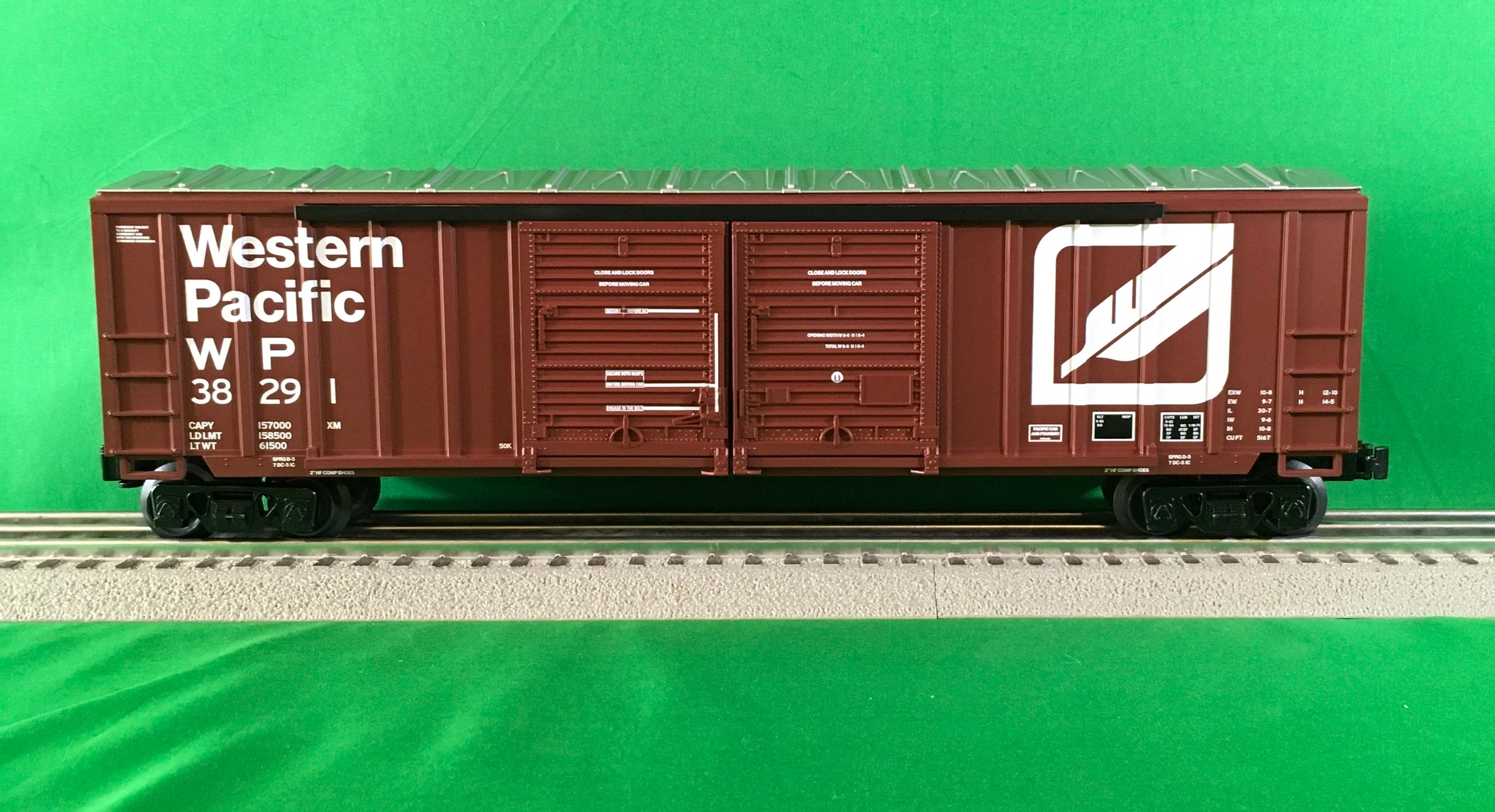 Lionel 2443031 - Double Door Boxcar "Western Pacific" #38291