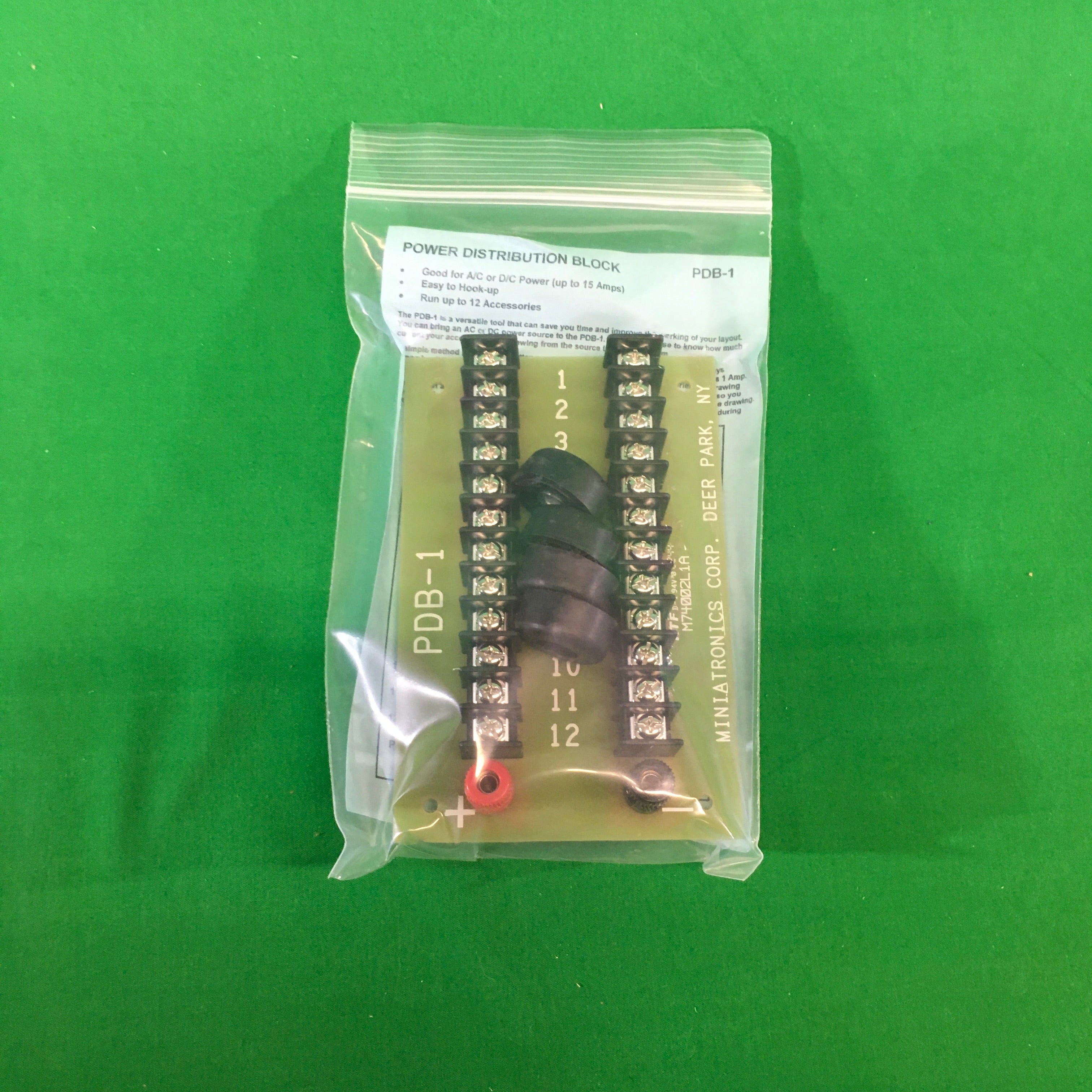 Miniatronics Connectors Miniatronics PDB-1 - 12-Port Terminal Block – MrMuffin'sTrains