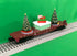MTH 30-76867 - Flat Car "North Pole" #2023 w/ Lighted Christmas Trees (Maroon)
