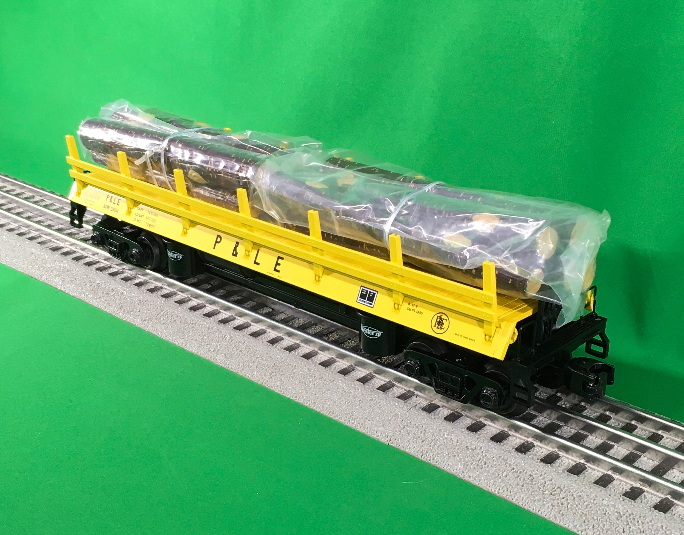 Atlas O 3001164 - Premier - Log Dump Car "Pittsburgh & Lake Erie"