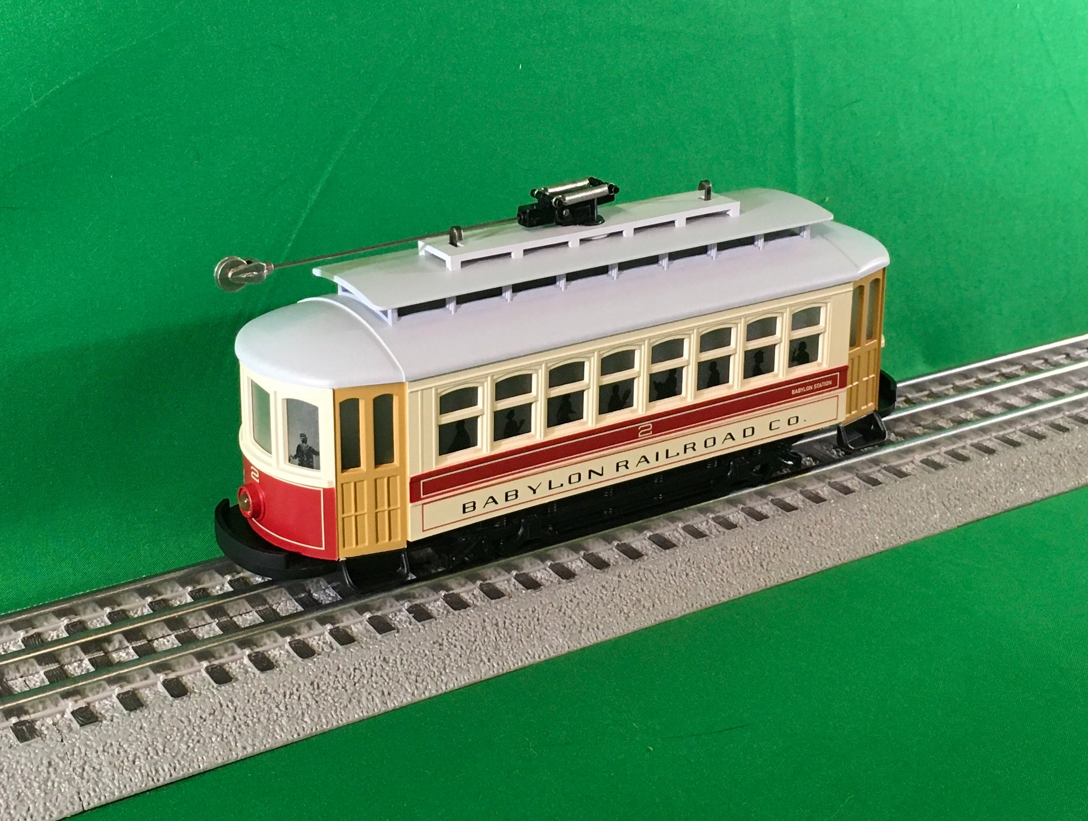 MTH 30-5231 - Bump-n-Go Trolley "Babylon Railroad Co." #2