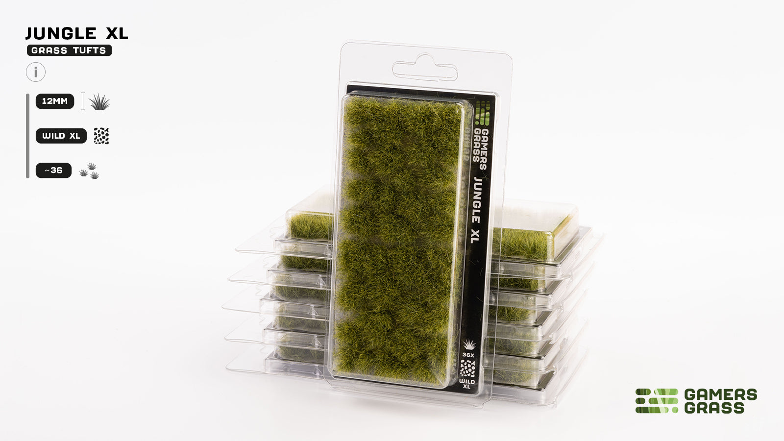 Gamers Grass GG12-JU - Jungle XL 12mm