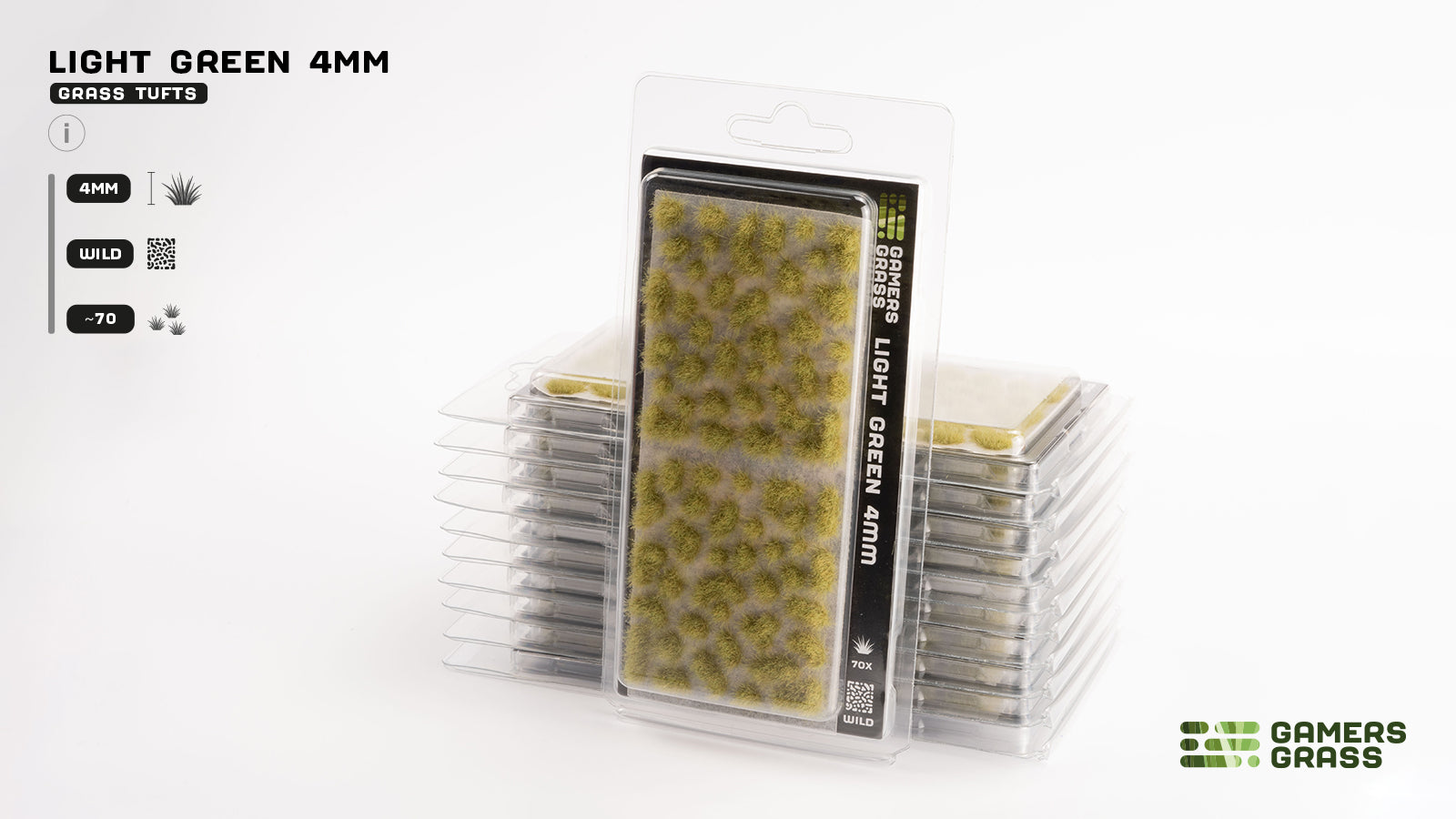 Gamers Grass GG4-LG - Light Green 4mm