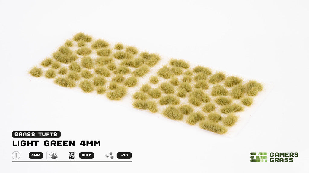 Gamers Grass GG4-LG - Light Green 4mm – MrMuffin'sTrains