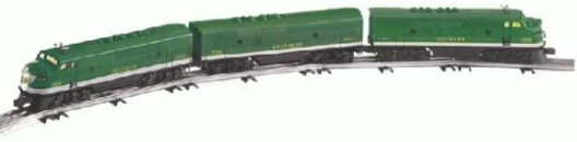 Lionel 6-38188 Southern F3 A-B-A Diesel Locomotive Set-Second hand-M2928