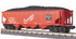 Rail King 30-8013 Burlington Die-Cast Hopper Car w/ Coal Load-Second hand-M5826