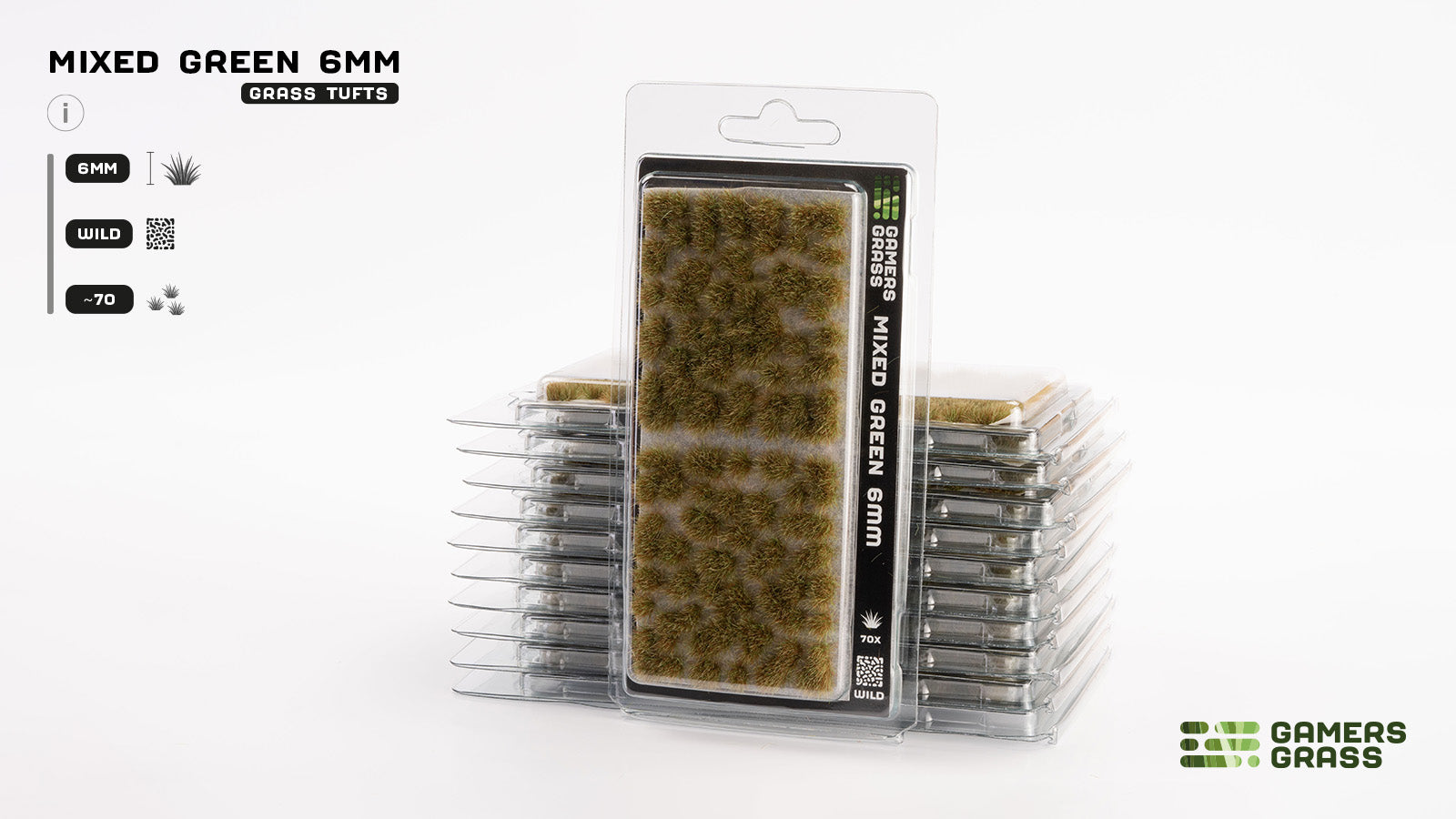 Gamers Grass GG6-MG - Mixed Green 6mm