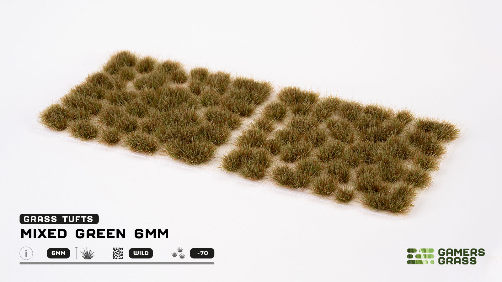 Gamers Grass GG6-MG - Mixed Green 6mm