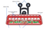 MTH 10-3063-1 - Traditional Tinplate Detroit Monorail Traditional "Christmas" w/ LED lights  & PS3 (3-Car)