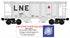 Ready Made Trains RMT-86379 - 2-Bay Covered Hopper Car "Lehigh & New England"