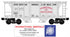 Ready Made Trains RMT-86399-102 - 2-Bay Covered Hopper Car "International Minerals"