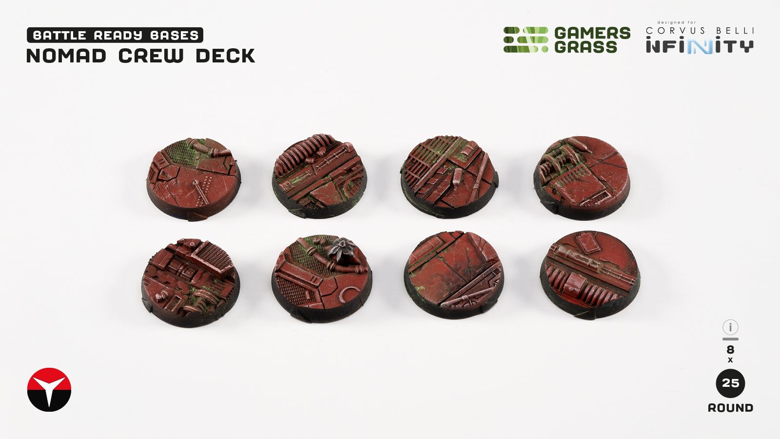 Gamers Grass GGB-NCD - Bases - Nomad Crew Deck