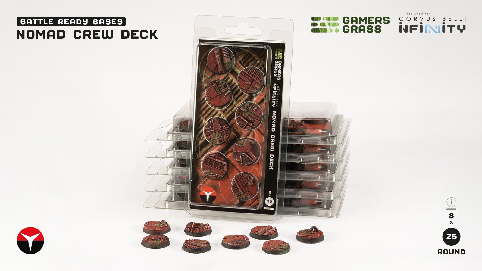 Gamers Grass GGB-NCD - Bases - Nomad Crew Deck