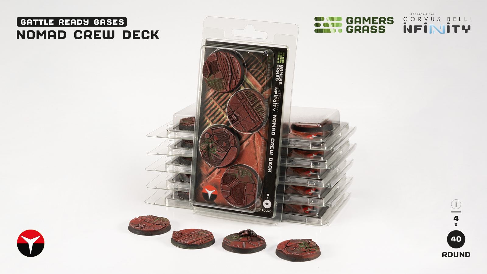 Gamers Grass GGB-NCD - Bases - Nomad Crew Deck