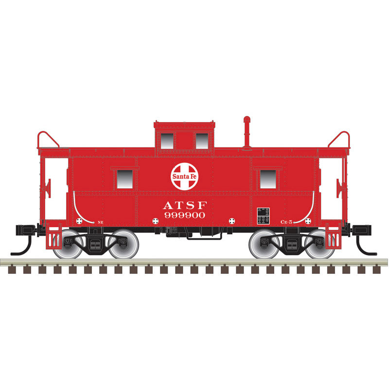Atlas O 2001394 - Trainman - C&O Cupola Caboose "Santa Fe" (2-Rail)