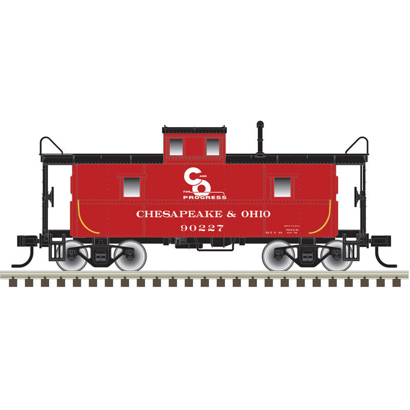 Atlas O 2001345 - Trainman - C&O Cupola Caboose "Chesapeake & Ohio"