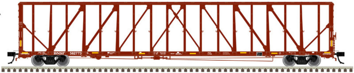 Atlas O 3001788 - Master - 73' Center Divider Flat Car "BNSF" - MrMuffin'sTrains
