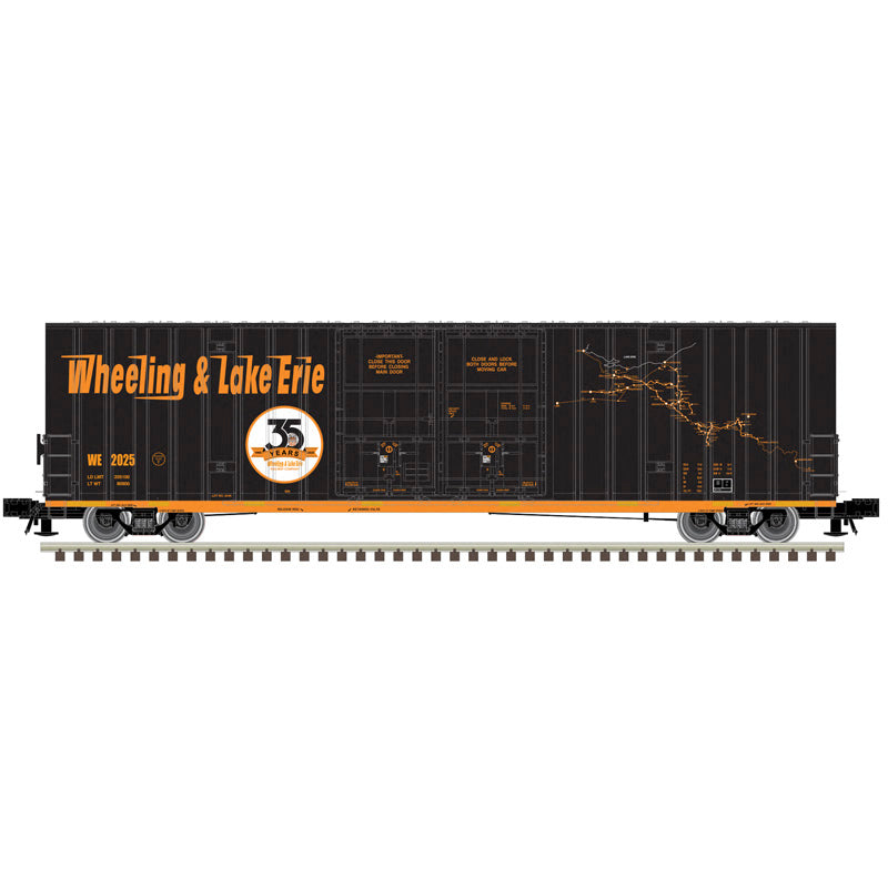 Atlas O 3004093 - Master - Gunderson Hy-Cube Box Car "Wheeling & Lake Erie" #2025 (35th Anniversary) 2-Rail