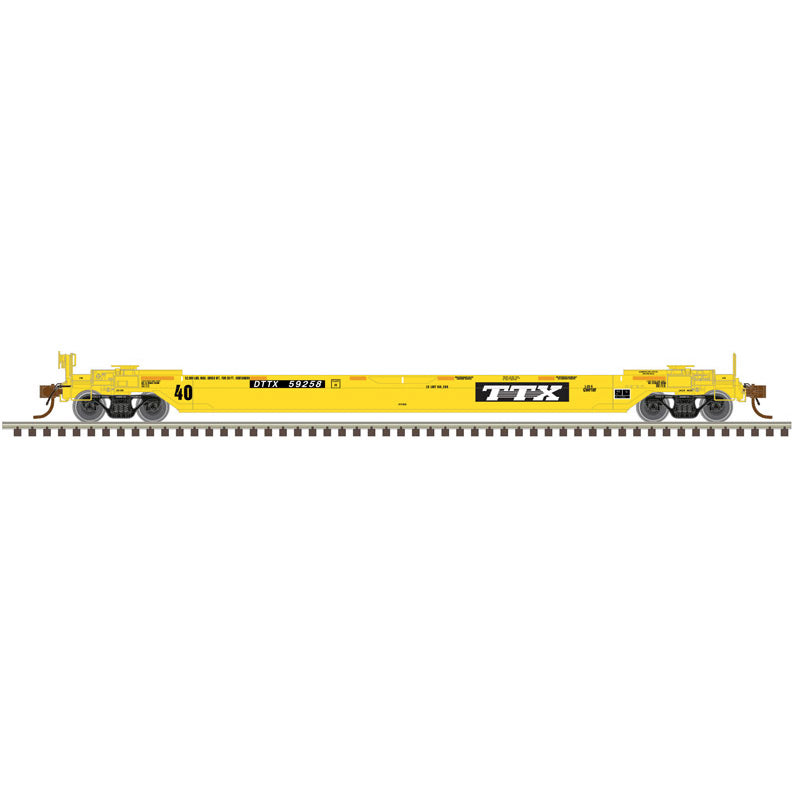 Atlas O 3003161 - Master - 40' Rebuilt Well Car "TTX" (Early Logo)