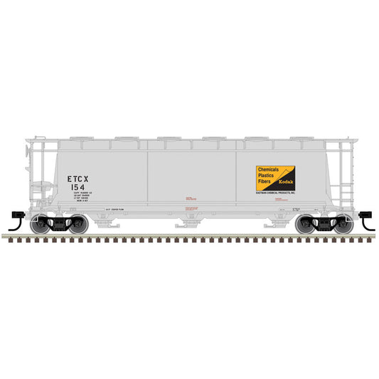 Atlas O 3003233 - Master - 3-Bay Cylindrical Hopper Car "Eastman Chemical"
