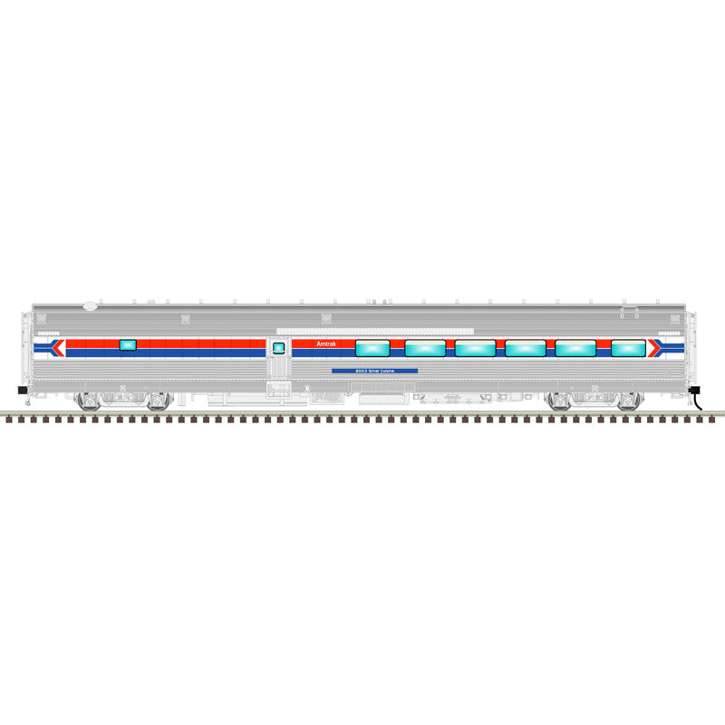Atlas O 3003252B - Master - California Zephyr Passenger Car Set "Amtrak" (4-Car) Set B