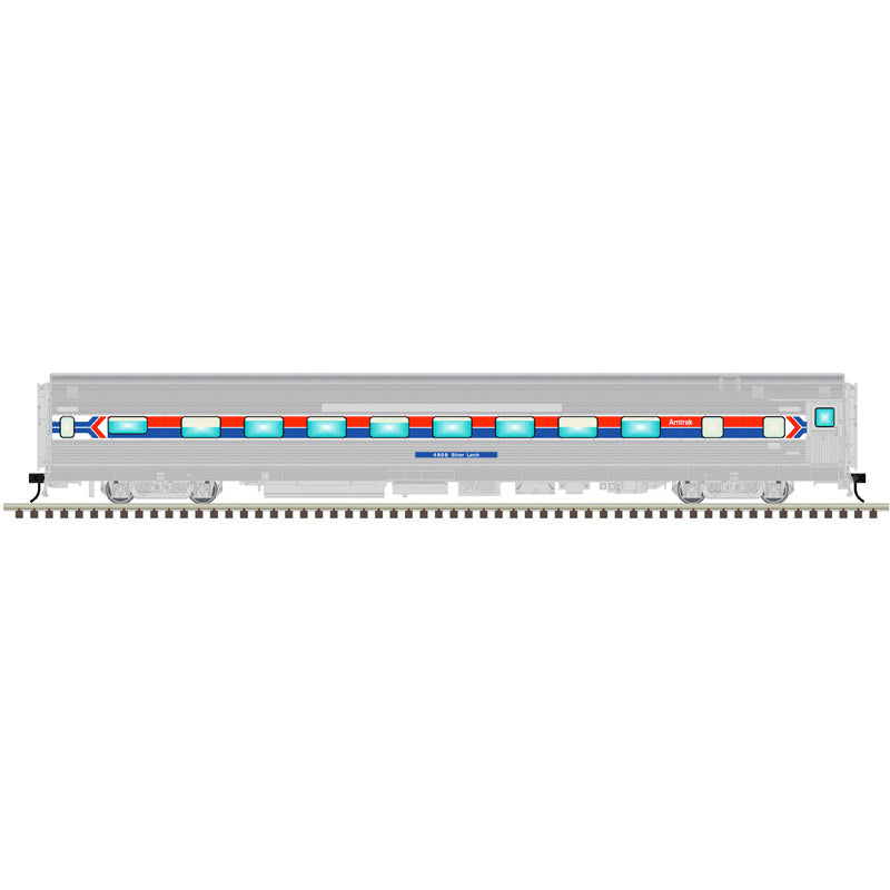 Atlas O 3003252B - Master - California Zephyr Passenger Car Set "Amtrak" (4-Car) Set B