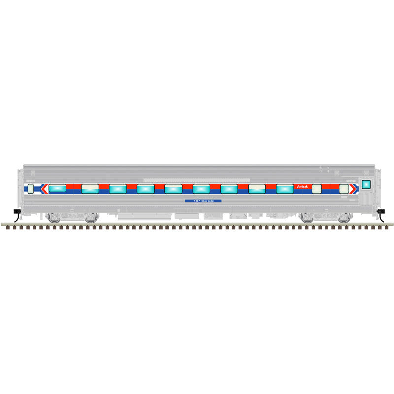 Atlas O 3003252B - Master - California Zephyr Passenger Car Set "Amtrak" (4-Car) Set B