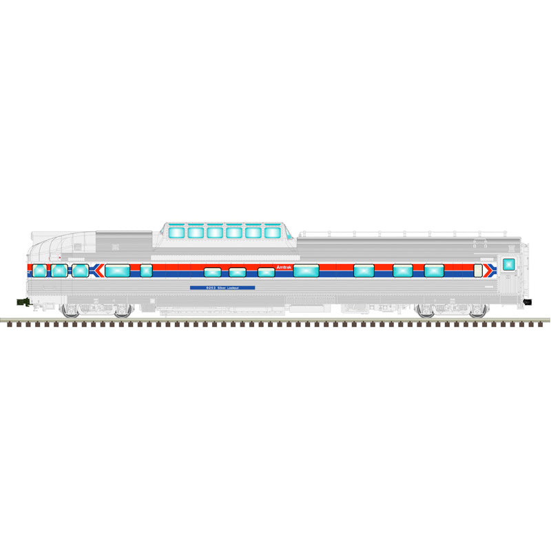 Atlas O 3003252C - Master - California Zephyr Passenger Car Set "Amtrak" (4-Car) Set C