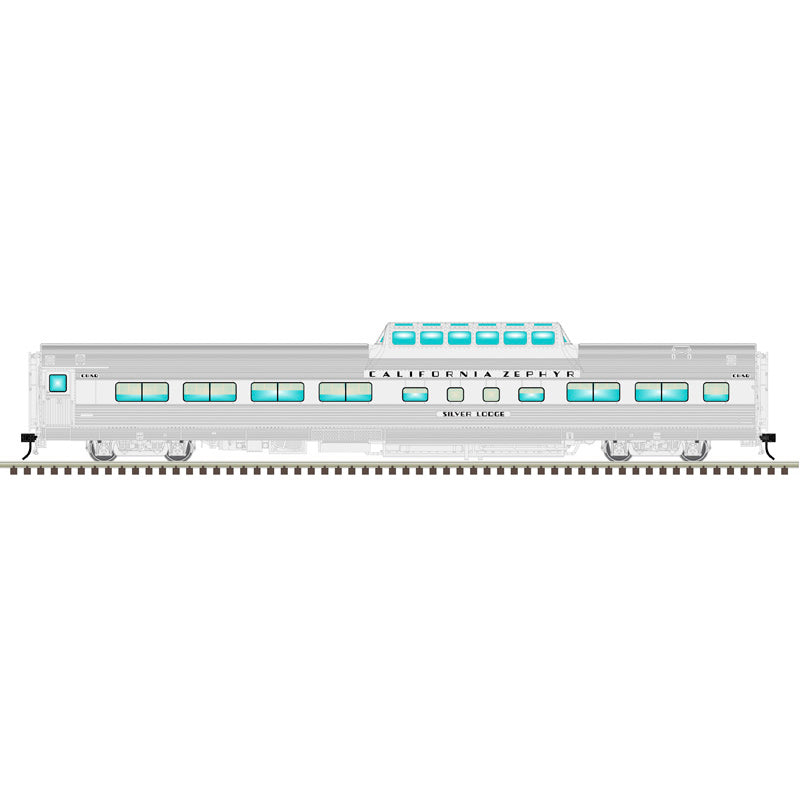 Atlas O 3003253A - Master - California Zephyr Passenger Car Set "1950’s Era Consist" (4-Car) Set A