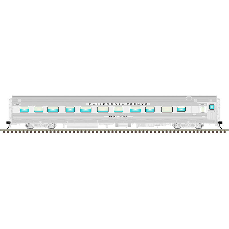 Atlas O 3003253C - Master - California Zephyr Passenger Car Set "1950’s Era Consist" (4-Car) Set C