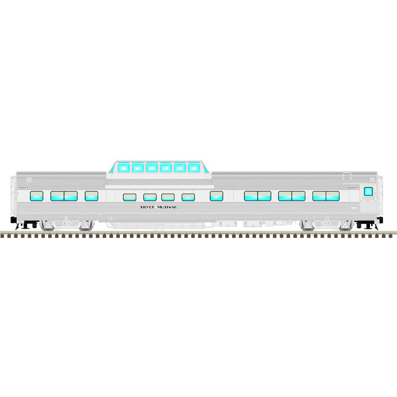 Atlas O 3003254B - Master - California Zephyr Passenger Car Set "Rio Grande" (4-Car) Add-On Set