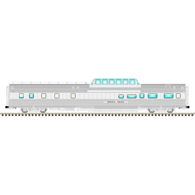 Atlas O 3003254B - Master - California Zephyr Passenger Car Set "Rio Grande" (4-Car) Add-On Set