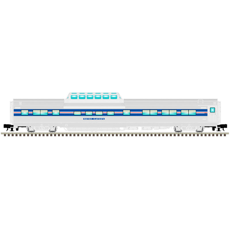 Atlas O 3003264 - Master - California Zephyr Dome Chair Car "Rail Dome Corp" #800287 Silver Garden
