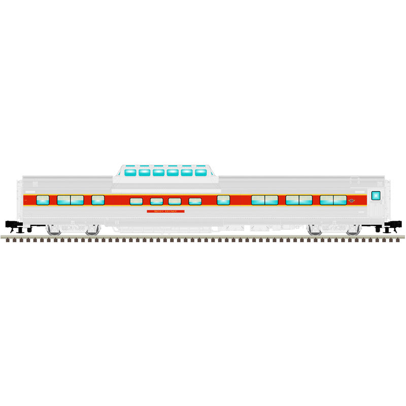 Atlas O 3003266 - Master - California Zephyr Dome Chair Car "Cuyahoga Valley Scenic" #1105 Silver Bronco