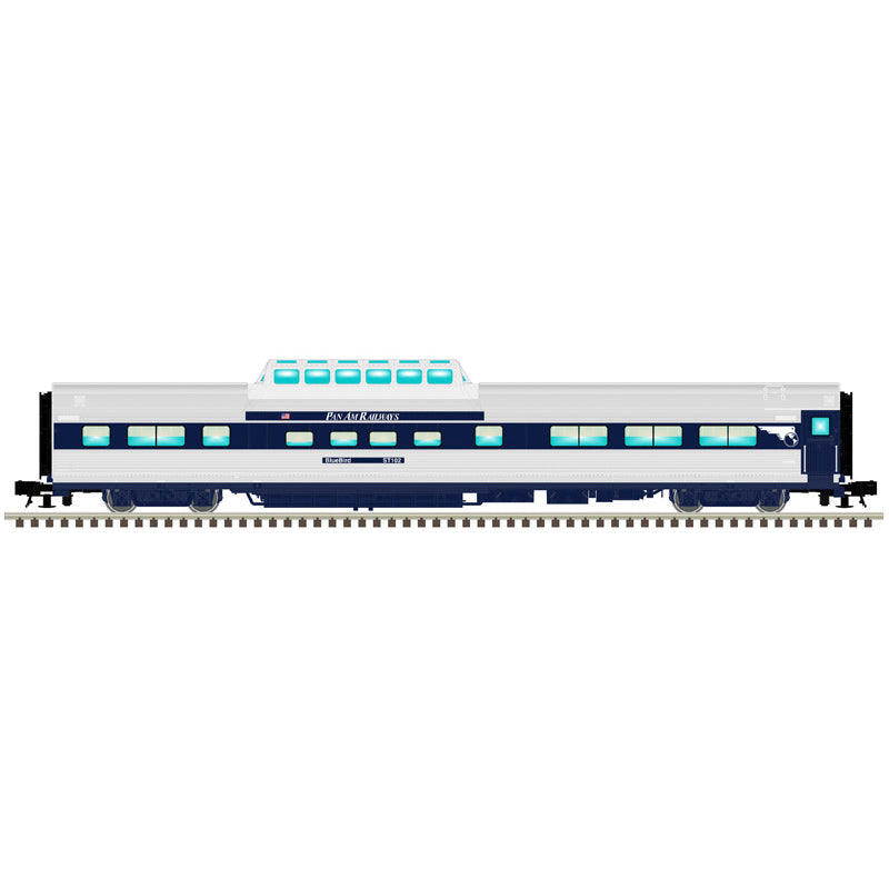 Atlas O 3003267 - Master - California Zephyr Dome Chair Car "Pan Am" #102 Blue Bird