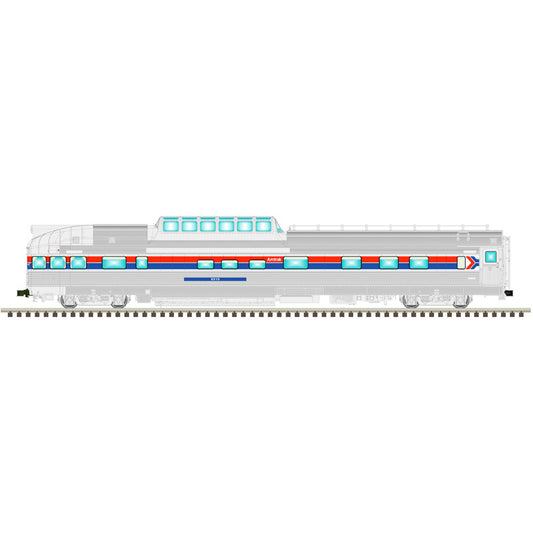 Atlas O 3003270 - Master - California Zephyr Dome Observation Car "Amtrak" #9310 1977 Transcontinental Steam Excursion