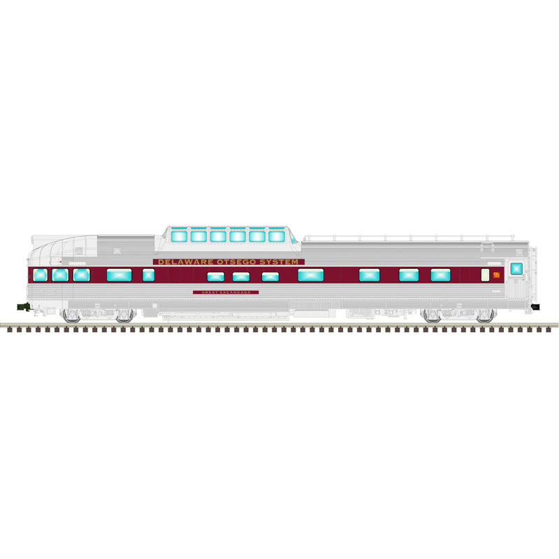 Atlas O 3003272 - Master - California Zephyr Dome Observation Car "Delaware Otsego System" #505 Great Sacandaga