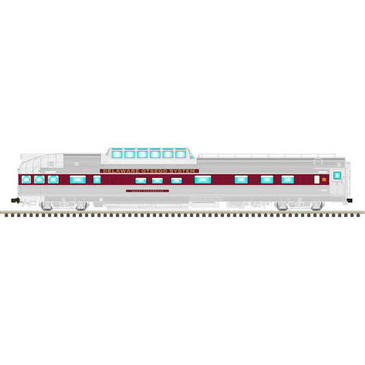 Atlas O 3003272 - Master - California Zephyr Dome Observation Car "Delaware Otsego System" #505 Great Sacandaga