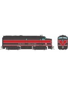 Rapido Trains HO 37572 - Alco FA-1 Diesel Locomotive "Rock Island" #158 (black, red)