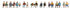 Walthers HO 949-6091 - SceneMaster - Seated People (18 Pack)
