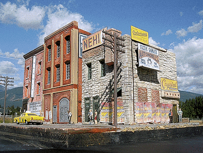 Downtown Deco HO 1026 - Skid Row Building (Kit) Part One