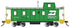 Bachmann HO 14005 - Slanted Offset Cupola Caboose "Burlington Northern" #10420