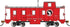 Bachmann HO 14010 - Slanted Offset Cupola Caboose "Great Northern" #X-9