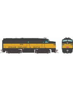 Rapido Trains HO 37580 - Alco FA-1 Diesel Locomotive "Burlington Northern" #4116 (Patched Ex-SP&S, yellow, Pullman Green)