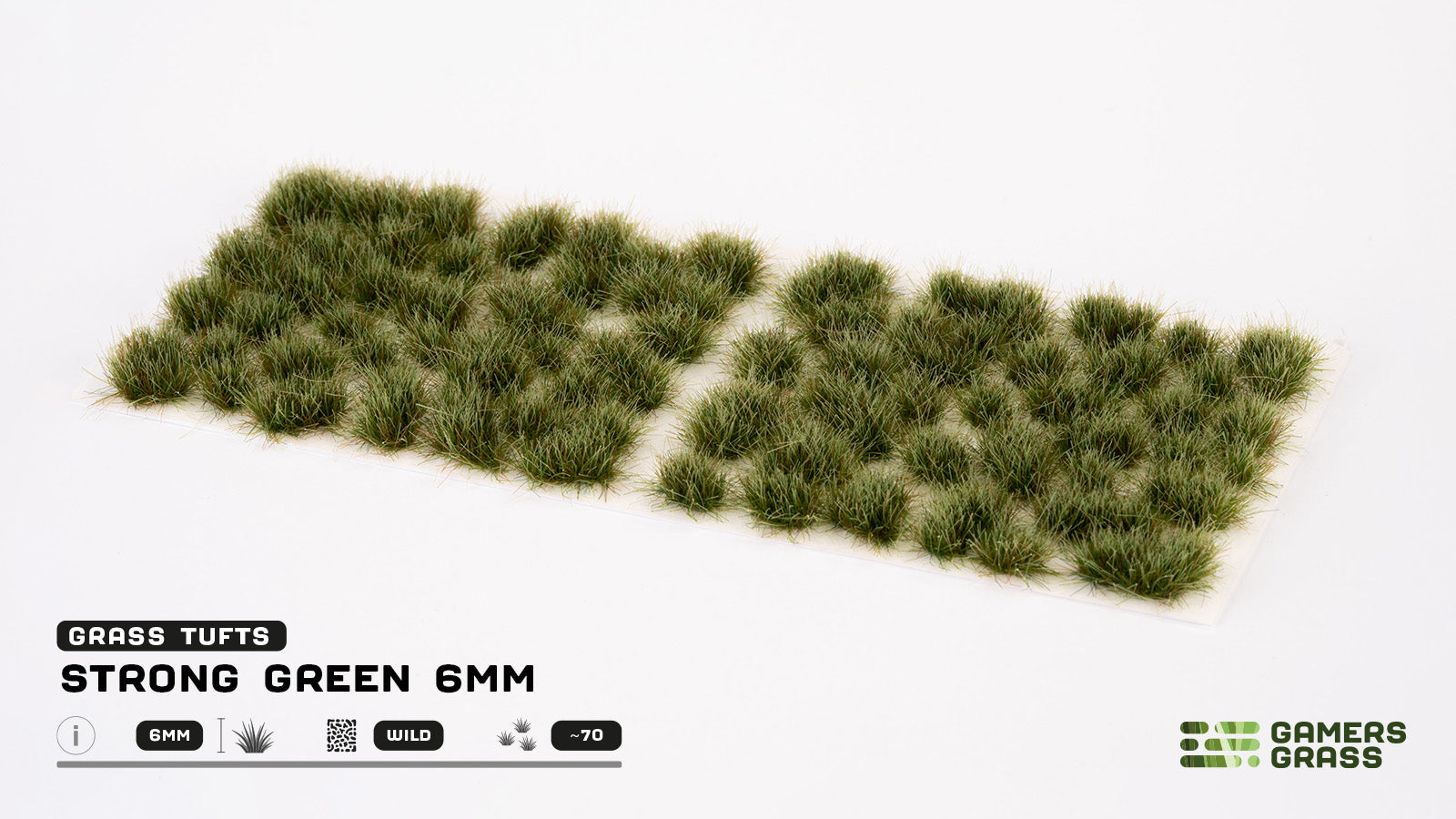 Gamers Grass GG6-SG - Strong Green 6mm